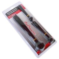Coliere plastic set 3 marimi, 75buc (3x25b) negre 100x2.5+120x2.5+200x5.0 Carco 42014