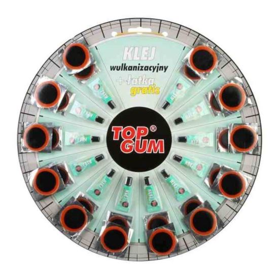 Petice cu solutie fi25mm, 12 bucati/set Top Gum, 85031 Carmotion