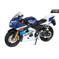 Motocicleta 1:18, SUZUKI GSX-R750 M144SGR75GB WELLY