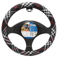 Husa volan 37-39cm material textil, British Style II 2505BS2 Car+