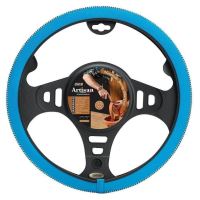 Husa volan 37-39cm, piele veritabila HMA10BL Car+