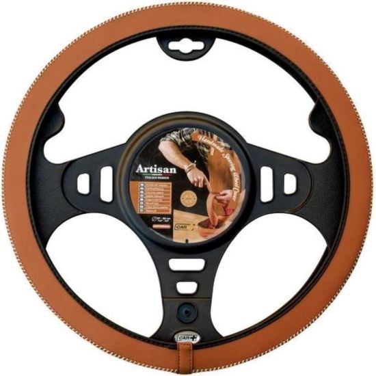 Husa volan 37-39cm, piele veritabila HMA70WN Car+