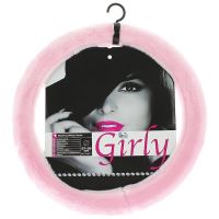 Husa volan  plus roz Girly 37-39cm, 2505059 Car+