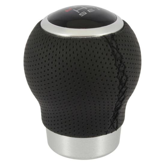 Maner schimbator viteze sferic, piele perforata 2505RRB RaceSport