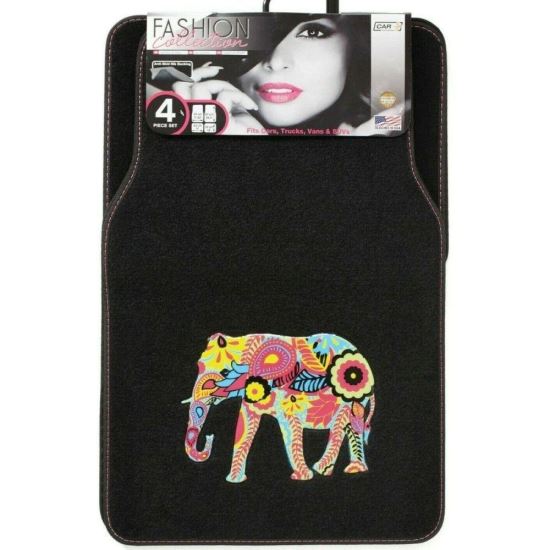Set 4 covorase universale mocheta 67x44 Elefanti, PLUSHG1 Car+