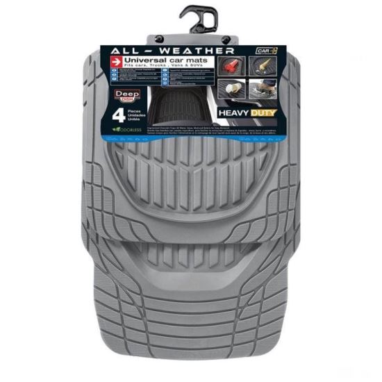 Set 4 covorase universale tavita, gri, 80x57 Sand300 Race Sport