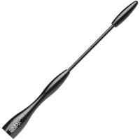 Tija antena 17cm, 2 adaptori, 5+6mm, Black Slim Alu Aerial 400813B RaceSport