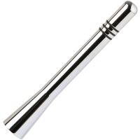 Tija antena 10cm, 2 adaptori, 5mm si 6mm, Crom Viper AluAerial 4008009 RaceSport