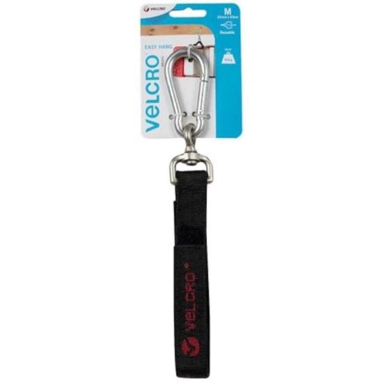 Curea de fixare velcro cu carabina M, 2,5x63cm, 80kg, VEL0394 Velcro