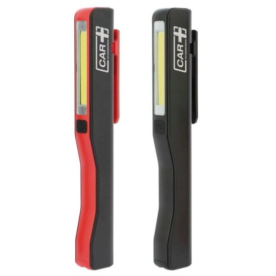 Lanterna LED COB tip stilou, rosie, neagra, LWLDISP Car+