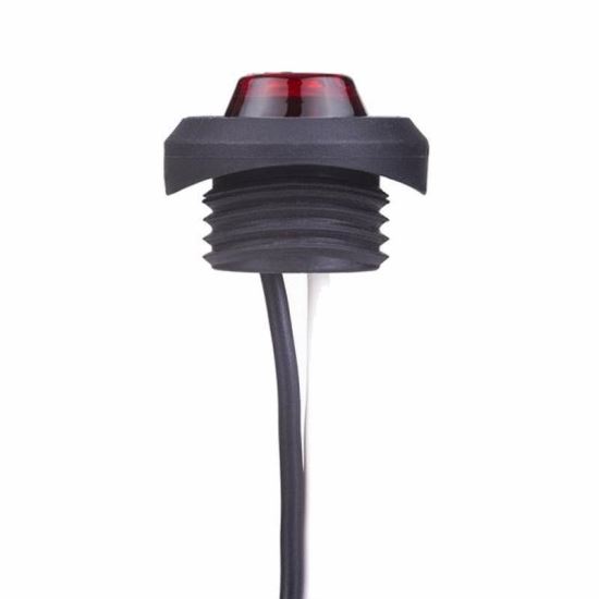 Lampa gabarit fi28, cu LED, incastrabila concava pentru Bullbar, rosie LD2633 Horpol