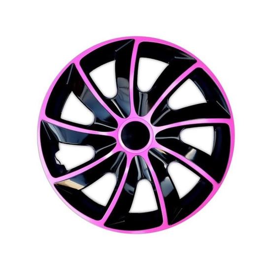 Set 4 capace roti 15inch, Quad Bicolor Pink KC63150 Carmotion