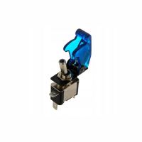 Intrerupator on/off flick 12V, 20A, Led, albastru, Top Gun, 58095 Carmotion 