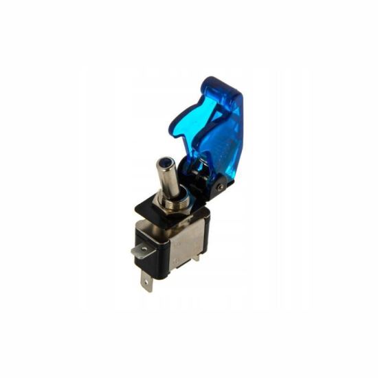 Intrerupator on/off flick 12V, 20A, Led, albastru, Top Gun, 58095 Carmotion 