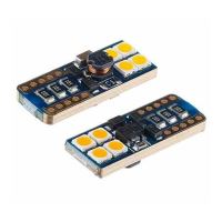 Set 2 becuri T10, LED, 12-24V, galben, Wy5W, canbus, 58270 Vision