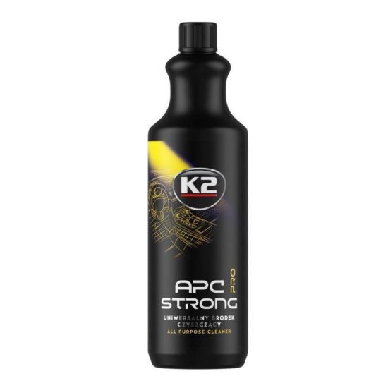 Solutie curatat interior-exterior, 1l, toate tipurile de suprafete: textil, plastic, anvelope, caroserie, Apc Strong Pro D0011 K2