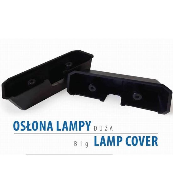 Protectie spate lampa mare 352x106mm, disanta suruburi 152mm  BIG OSLONA Fristom