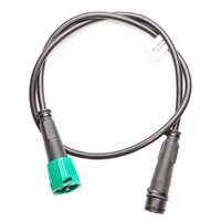 Cablu conector lampi cu mufe cu 5pini, 1 fisa + 1 priza, 0.85m,Fristom WTY Bajonet 5pin M085 GN  
