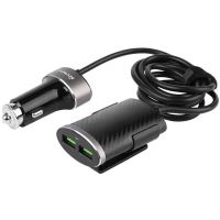 Incarcator auto USB 2+2, fata - spate, 12/24V Myway 63009 Carmotion