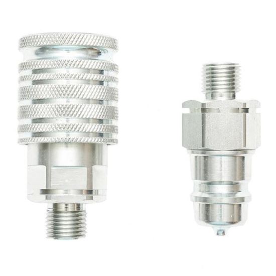 Cupla presiune rapida, supapa hidraulica cu con, filet exterior M16x1.5, set BK93016