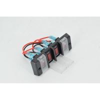 Panou 4 intrerupatoare 13x5cm, cu capac, 12v \Art SPP20 12V