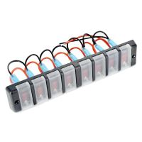 Panou 8 intrerupatoare 24x5cm, cu capac, 12v SPP22 