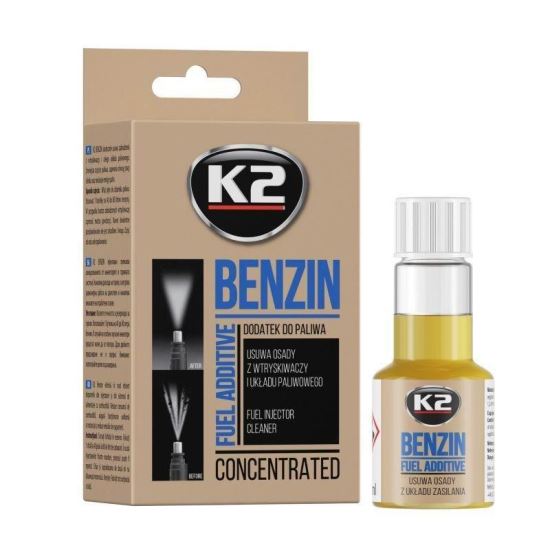 Aditiv curatat injectoare benzina, 50ml, K2 BENZIN T311