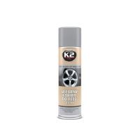Spray vopsea pentru jenti lac argintiu, 500ml Lakier K2 L332
