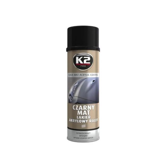 Spray lac acrilic 400ml Czarny Mat Lakier L340 K2