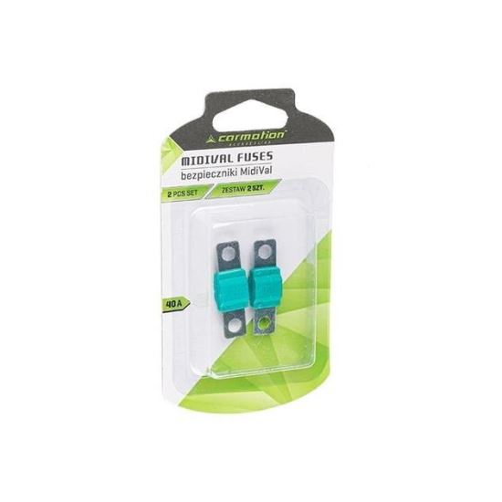 Sigurante MIDIVAL 40A 32V 40mm M5 set2buc Carmotion 63623
