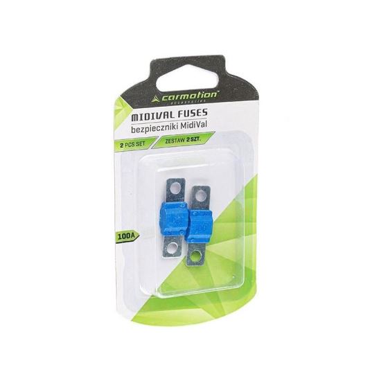 Sigurante MIDIVAL 100A 32V 40mm M5 set2buc Carmotion 63628