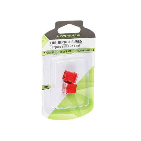 Sigurante JAPVAL MICRO Female 14, set2buc, 50A Carmotion 63608