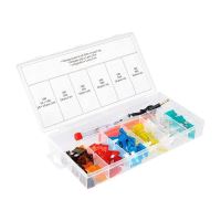 Set 92 sigurante plate mari, 5-30A, cu creion tensiune si extractor, Carmotion 86302
