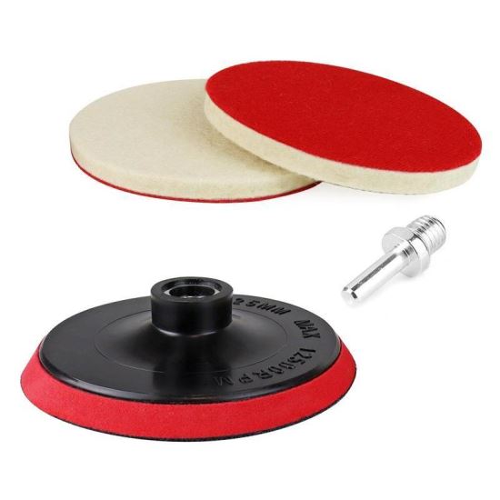 Disc polisare cu 2 pad-uri cu velcro, cu adaptor M14 02649 Amio