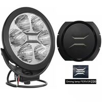 Proiector faza lunga fi220, cu LED, cu pozitie si aparatoare, Black Edition, FERVOR 220 LUM1.50806 Wesem, 2400lm, 27w, 12-24v, camioane, tir, offroad, 4x4
