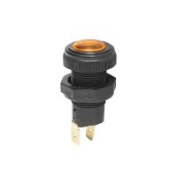 Lampa martor bord fi16mm, 48mm, fara bec liliput BA7s ,  galben BK77274