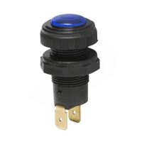 Lampa martor bord fi16mm, 48mm, fara bec liliput BA7s albastru BK77276