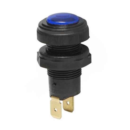 Lampa martor bord fi16mm, 48mm, fara bec liliput BA7s albastru BK77276