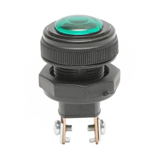 Lampa martor bord fi16mm, scurt 41mm, (fara bec T5), verde BK77265