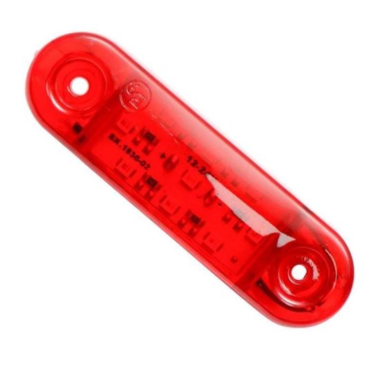 Lampa gabarit 88x25 cu LED, rosie 12-24V FormPlas FR0174-Y