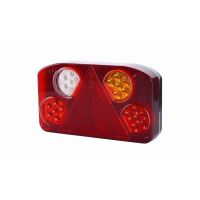 Lampa stop 232x138, 6 functii, cu ceata si mers inapoi, 24 LED-uri, dreapta, HOR68 LZD 844 Horpol