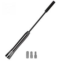 Tija antena 27cm, 3 adaptori 5, 6, 7mm neagra 537.14 Alca