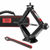 Cric foarfeca, 1335kg, 11-42cm, cu clichet, husa depozitare, OEM Mercedes ML/GL/S/GLE/Glc 345.21 Heyner