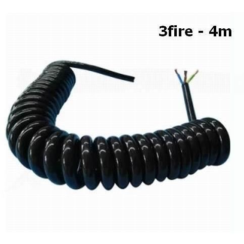 Cablu electric spiralat 3 fire 3x1.5, 4m, (40->320cm) PS3/3x1.5/4m