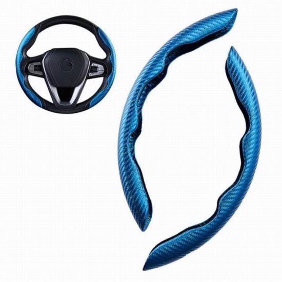 Husa volan 2 segmente, imitatie carbon CARBON C2-Al