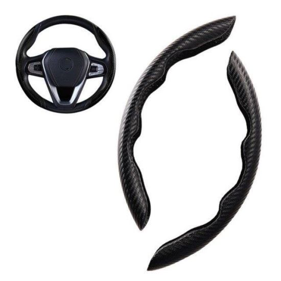 Husa volan 2 segmente, imitatie carbon, CARBON C2-Ne