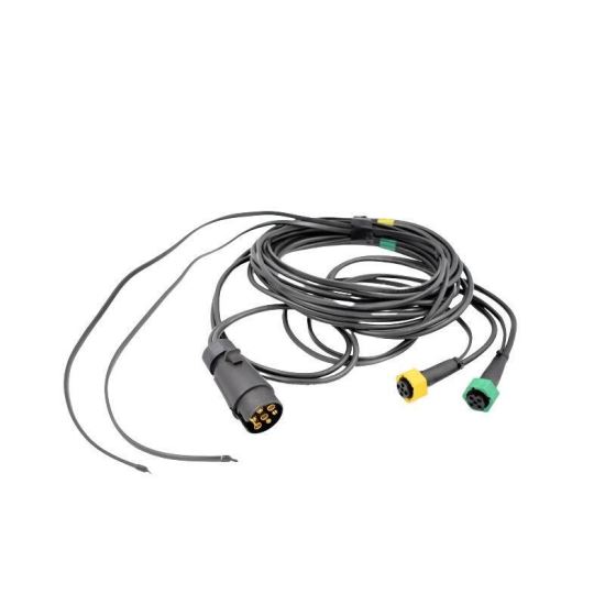 Instalatie electrica cablaj remorca 12V, cu fisa 7 pini si 2 mufe baioneta 5 pini si cablaj lampi gabarit, 2x 7m cu 2x 5.5m, IIIA-070-055 Fristom