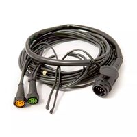 Instalatie electrica cablaj remorca 12V, cu fisa 13 pini si 2 mufe cu 8 pini, cablu 2x7m si 2x5m IDP/7,0m/5.0m/13PIN/8PIN