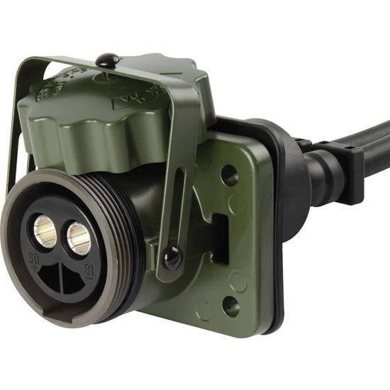 Priza 2 pini tip NATO, metalica Hybsz GMNATO