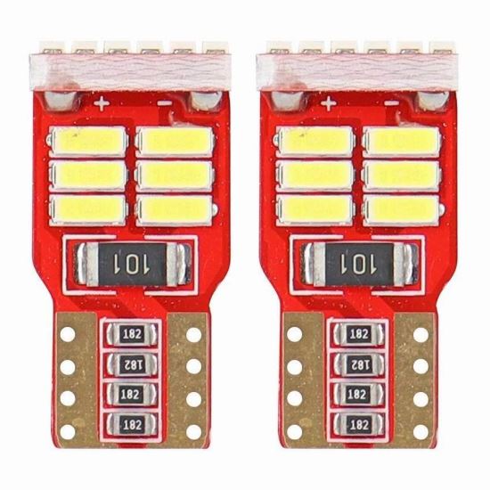 Set 2 becuri T10, cu LED, 12V W5W 5600k 01286 Amio